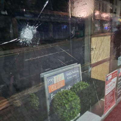 Vandal smashes up small businesses who were denied window shutters by Sheffield City Council