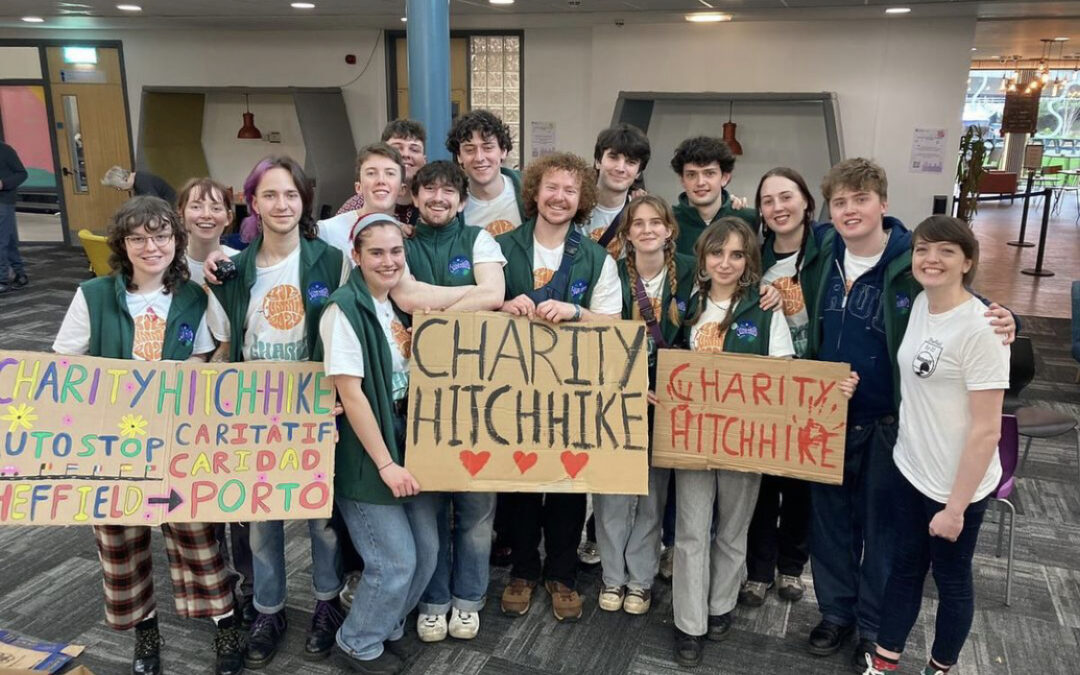 Hitch-hiking Student group Raise over £34,000