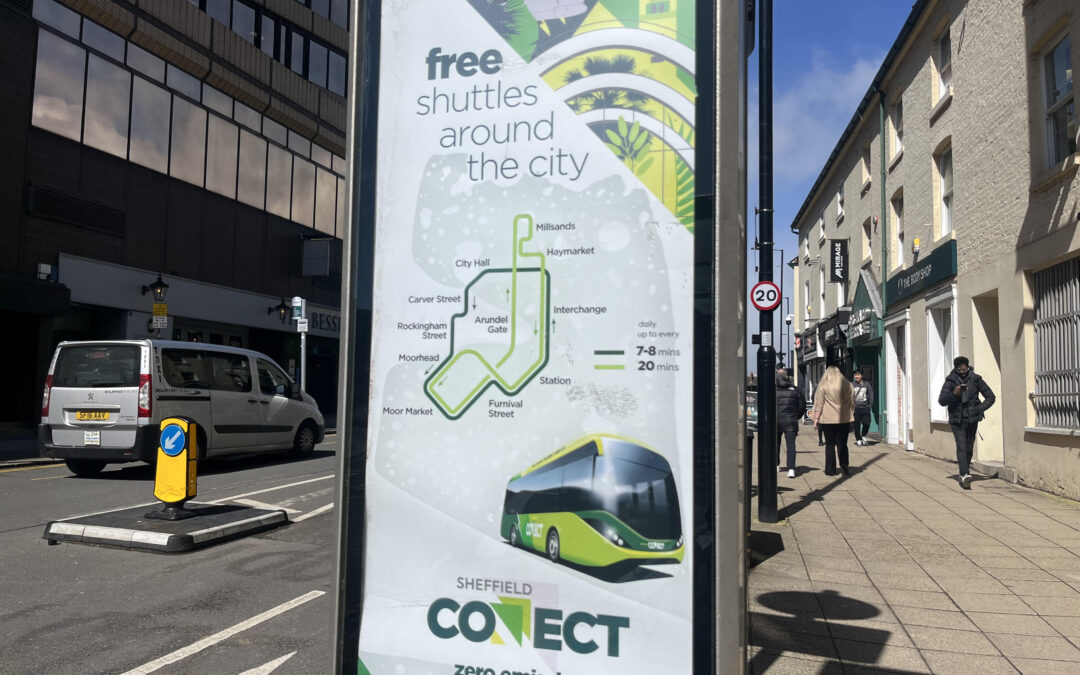 Free electric bus service relaunched as Sheffield Connect