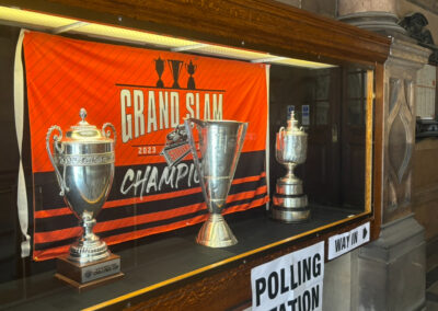 Sheffield honor Steelers with public display of trophies