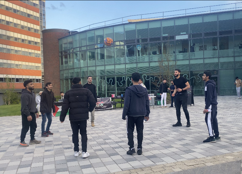 Charity Goals For Gaza concludes three-month campaign with Kick-Up Challenge outside Sheffield Students Union