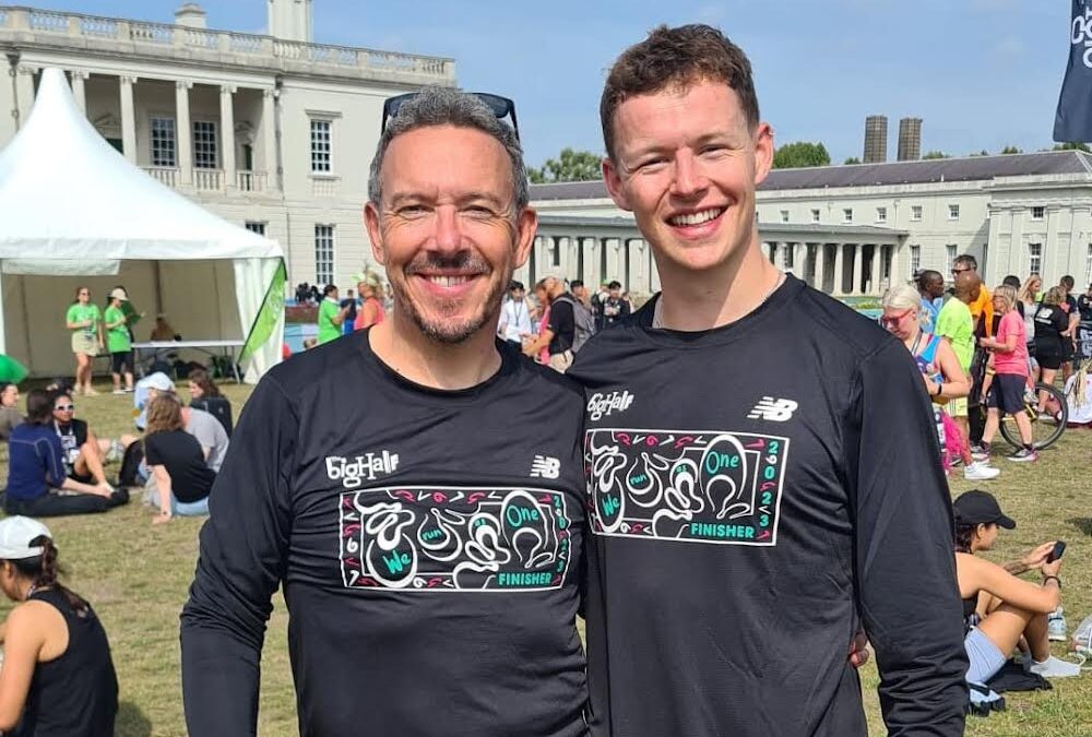 Former sheffield citizen who learnt how to walk and talk again after a horrible fall completes the London Marathon and raises £8,000 for charity