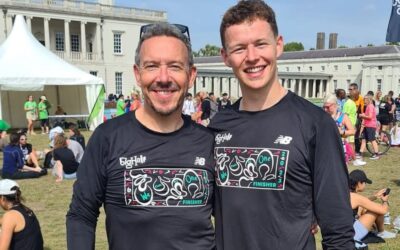 Former sheffield citizen who learnt how to walk and talk again after a horrible fall completes the London Marathon and raises £8,000 for charity