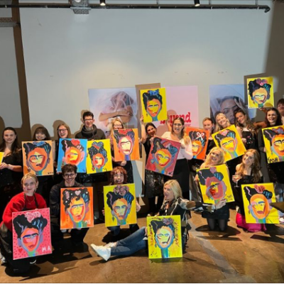 Sheffield graduate organised a ‘paint and sip’ event promoting body positivity to raise funds for local charity