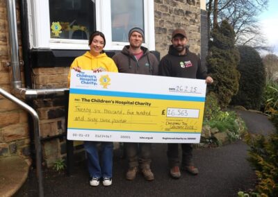 Tree recycling scheme raises £26,563 for Children’s Hospital Charity