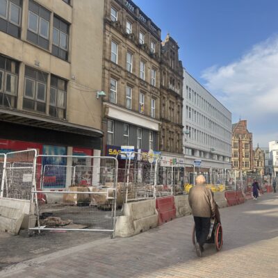 Anger over ongoing Sheffield city centre construction