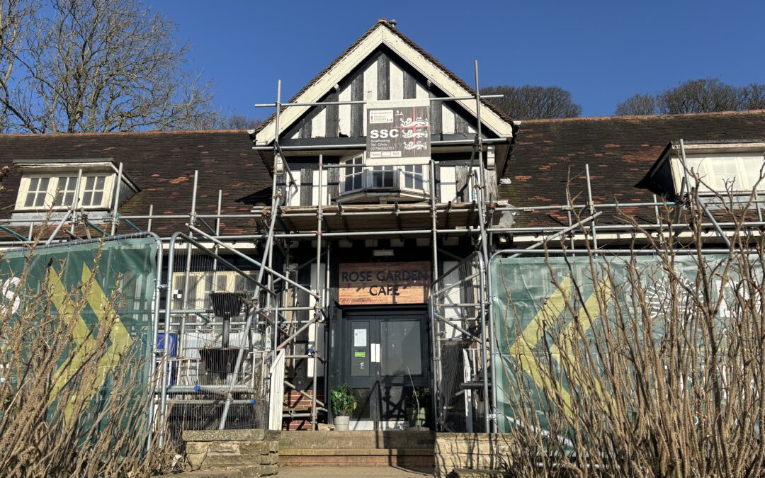 Rose Garden Cafe once threatened with demolition is now being turned into a community space