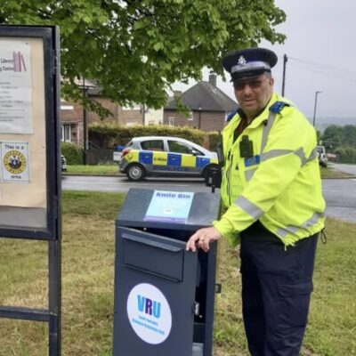 Over 100 knives collected in Sheffield amnesty bin 