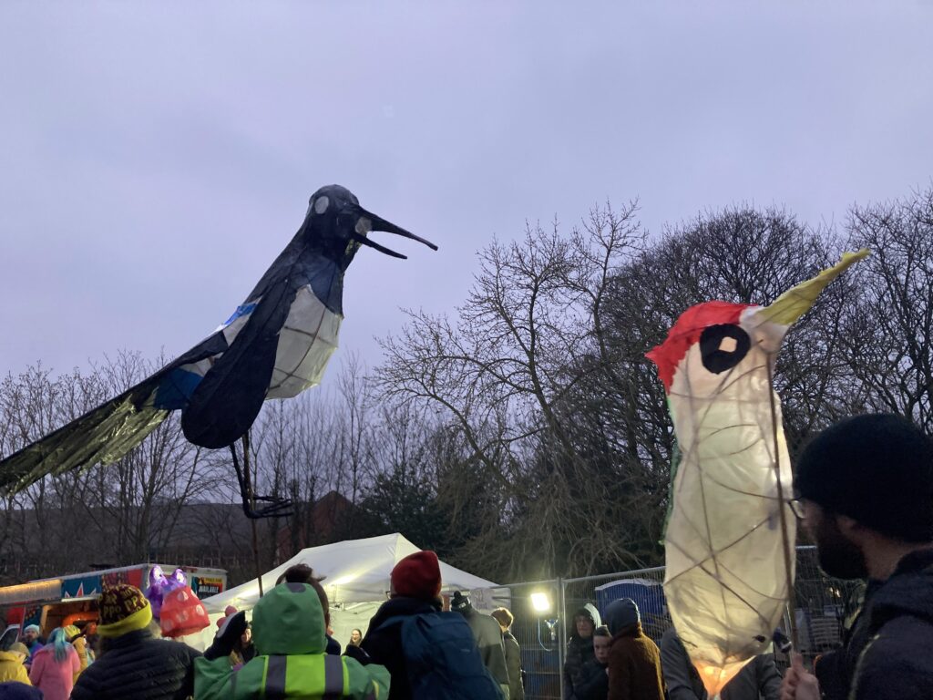 Sharrow Lantern Carnival bird lanterns