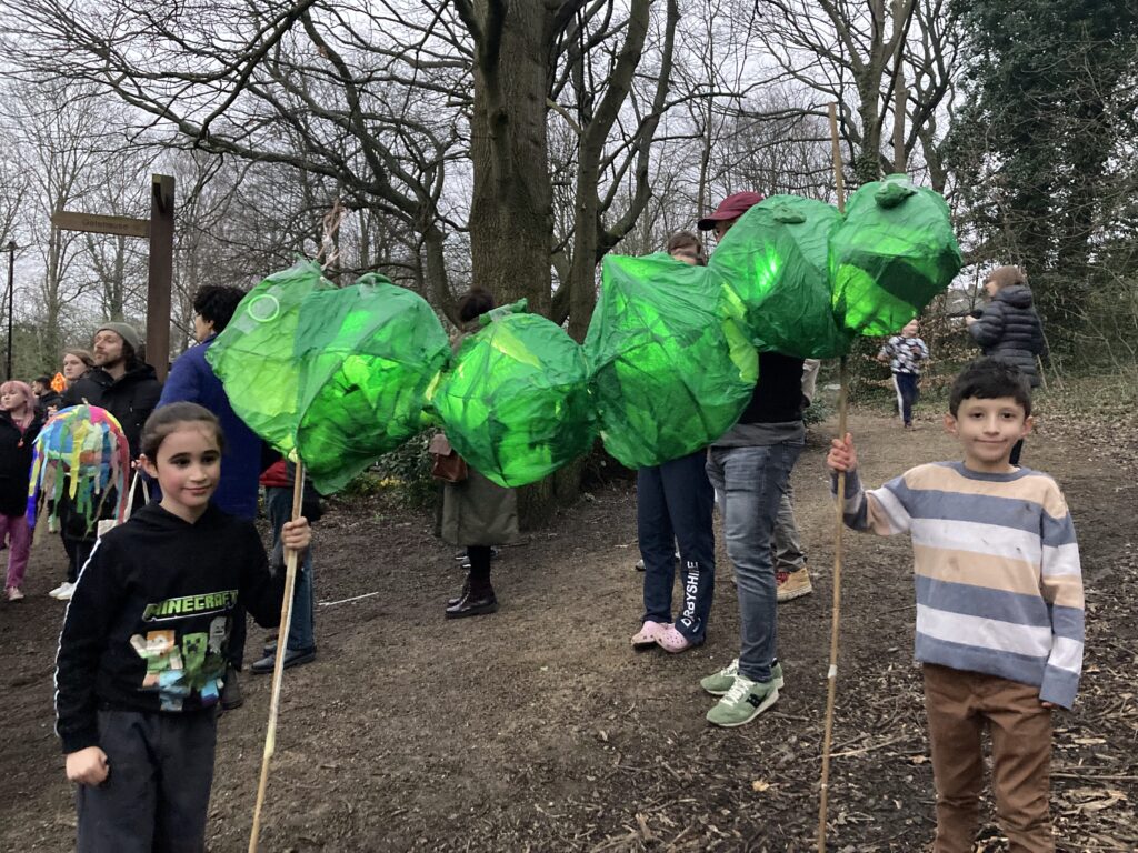 Sharrow Lantern Carnival caterpillar lantern