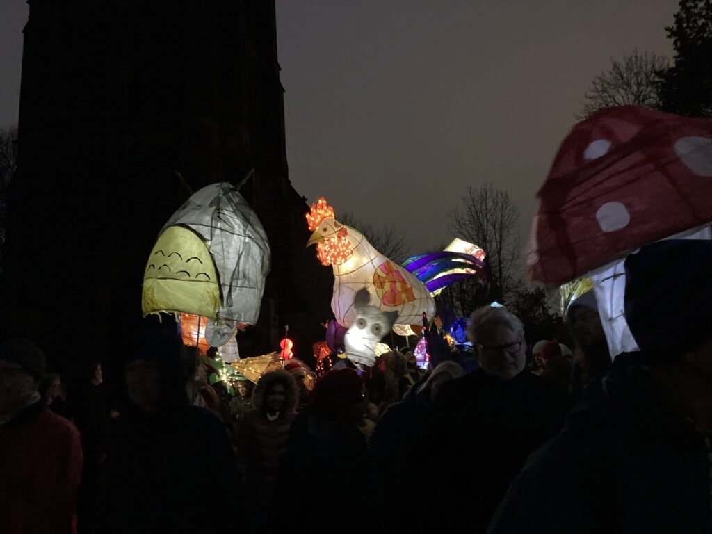 Sharrow Lantern Carnival lots of lanterns 3