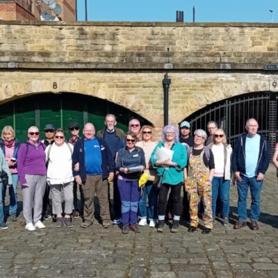 Canal walkers celebrate Sheffield’s rich industrial heritage