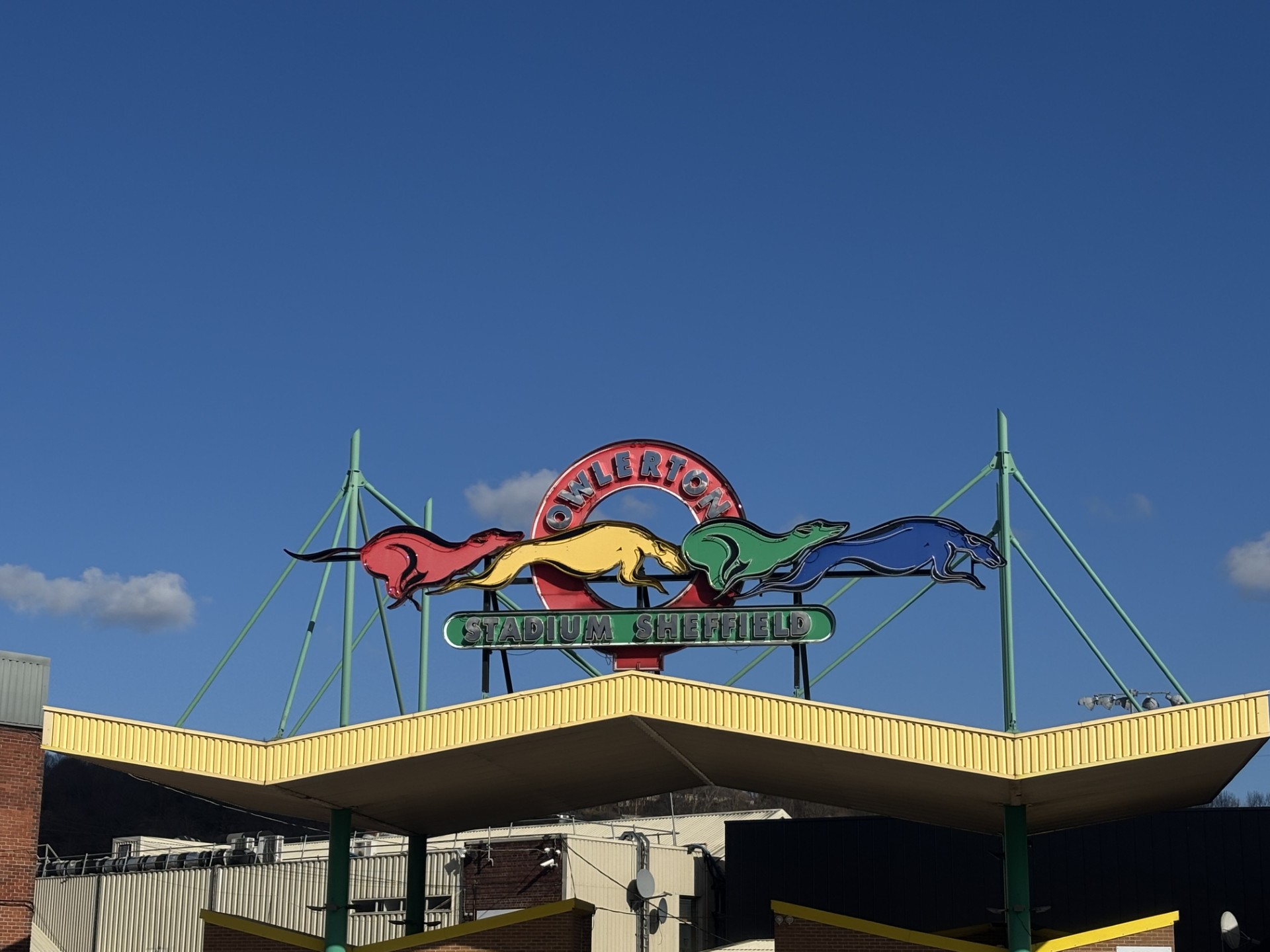Owlerton Stadium, Sheffield in daytime.
