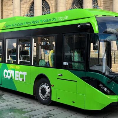 Passenger numbers on Sheffield’s free Connect buses double after electric relaunch