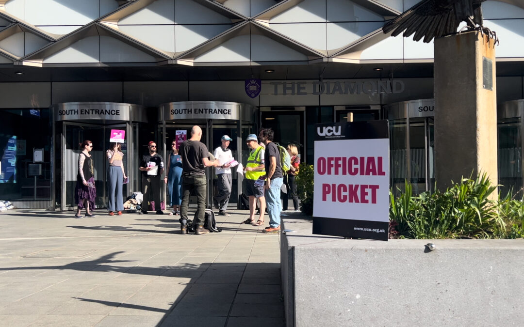 Watch: Students and staff unite during first day of UCU strike action