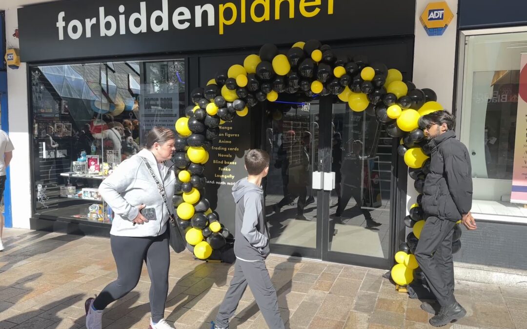 New opening of sci-fi, fantasy and comic store Forbidden Planet on The Moor