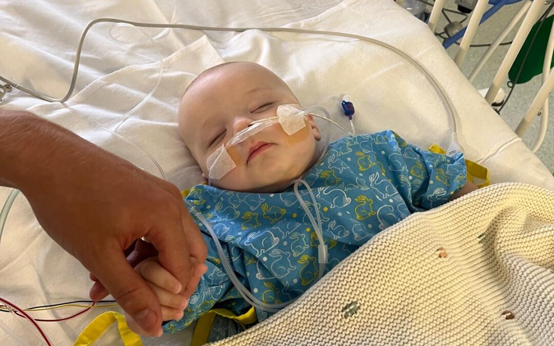 ‘He’s perfect now’: Dad’s mission to thank heart surgery fund after son’s treatment