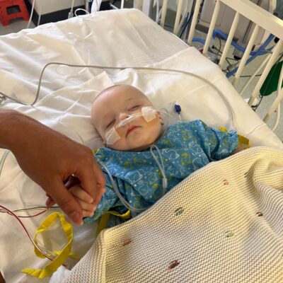 ‘He’s perfect now’: Dad’s mission to thank heart surgery fund after son’s treatment
