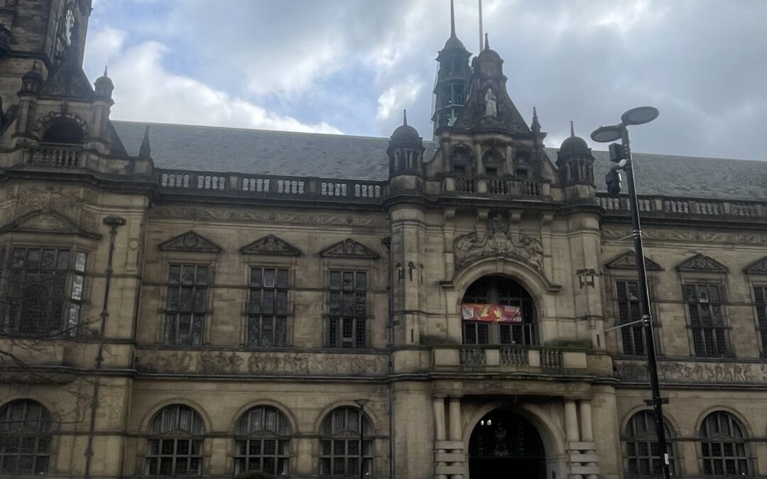 Flying the flag for Ukraine as Sheffield shows solidarity