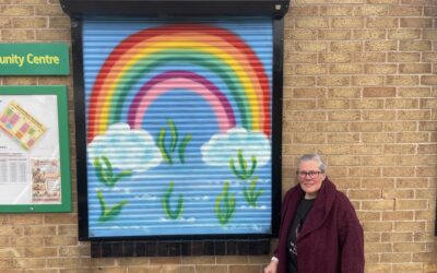 Community pantry’s shutters receive glow up