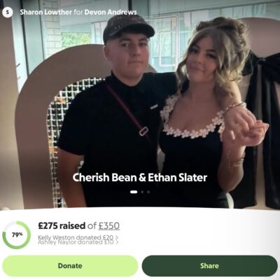 GoFundMe for late teens Ethan Slater and Cherish Bean
