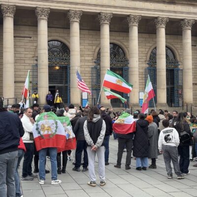 Sheffield Iranians continue celebrations following the death of Ali Khamenei