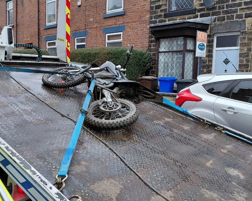 ‘Nuisance’ Bikes seized in Hillsborough and Walkley