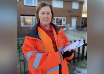 “I am that person now but I’m different, I’m a different Sarah” – Postal Worker speaks up after being mauled by a dog leading to amputation