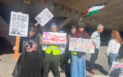 Students rally against far right in Sheffield ahead of the national “March Together” protest in London 