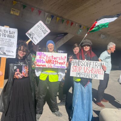 Students rally against far right in Sheffield ahead of the national “March Together” protest in London 