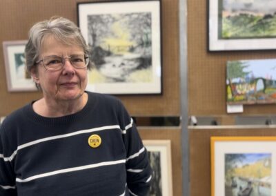 Importance of physical art in the age of AI clear as Hallam Art Group holds annual spring exhibition