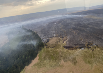 Road reopens near Snake Pass after wildfire tears through Peak District moorland